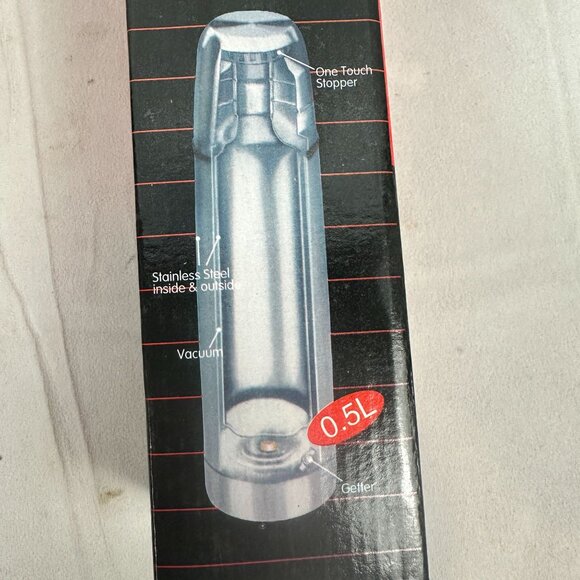 Vacuum Flask 18/10 Stainless Steel 0.5L Bullet Line Princess Cruises - Picture 6 of 7